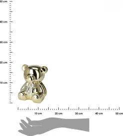 Skarbonka ceramiczna Miś złota * H&S Decoration Discount