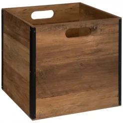 Skrzynka drewniana 31x31 cm Bronze * 5five Simply Smart Online