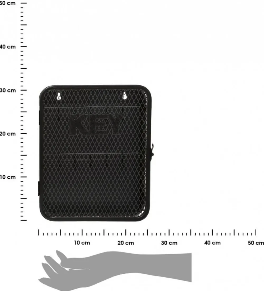 Skrzynka na klucze Black Wire 32x26 cm * Atmosphera Outlet