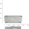 Skrzynka na kwiaty Salvia szary beton 37,5x17 cm * HowHomely Outlet