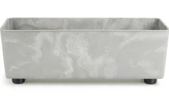 Skrzynka na kwiaty Salvia szary beton 37,5x17 cm * HowHomely Outlet