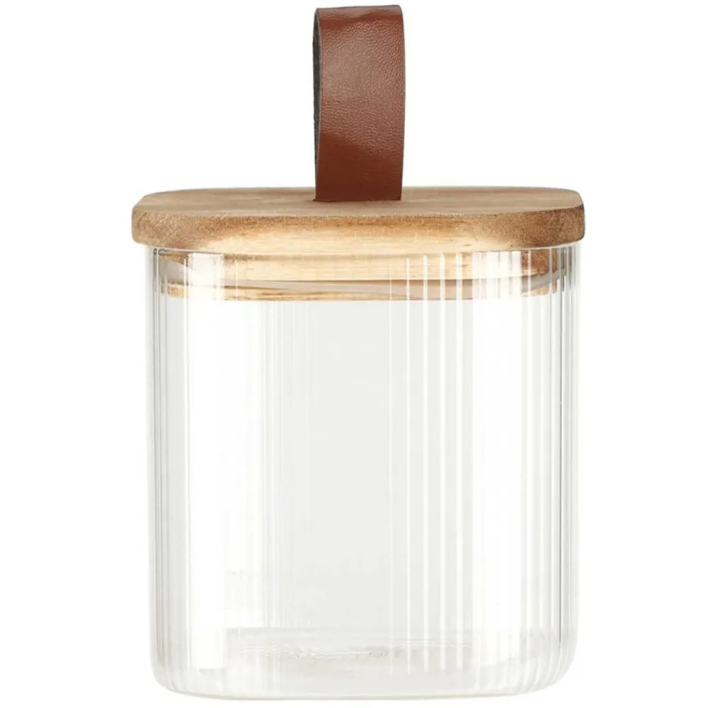 Słoik szklany z drewnianą pokrywką 750 ml * Excellent Houseware Online