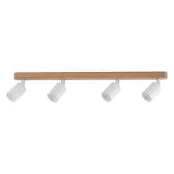 Spot TOP WOOD Brązowy Biały 4xGU10
