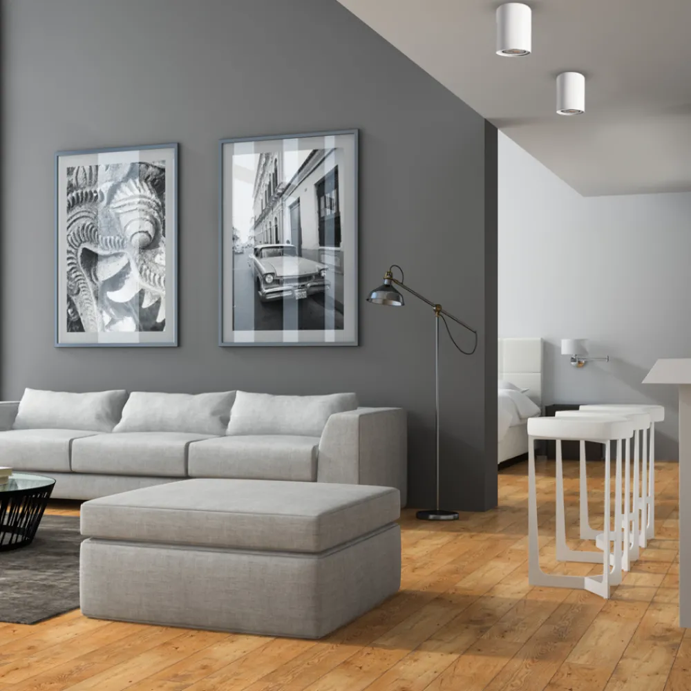 Spot sufitowy BIMA biały okrągły GU10 * Eko-light Sale