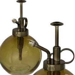 Spryskiwacz do roślin szklany zielony * Esschert Design New