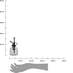 Spryskiwacz do roślin transparentny szklany z 0,2L * Esschert Design Discount