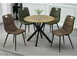 Stół do jadalni TALIA2 loftowy 90 cm dąb