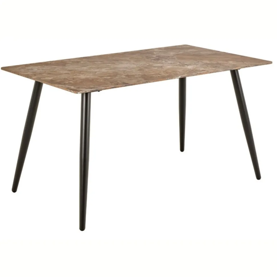 Stół do jadalni Wicklow ceramiczny blat brąz