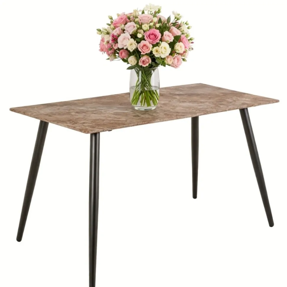 Stół do jadalni Wicklow ceramiczny blat brąz