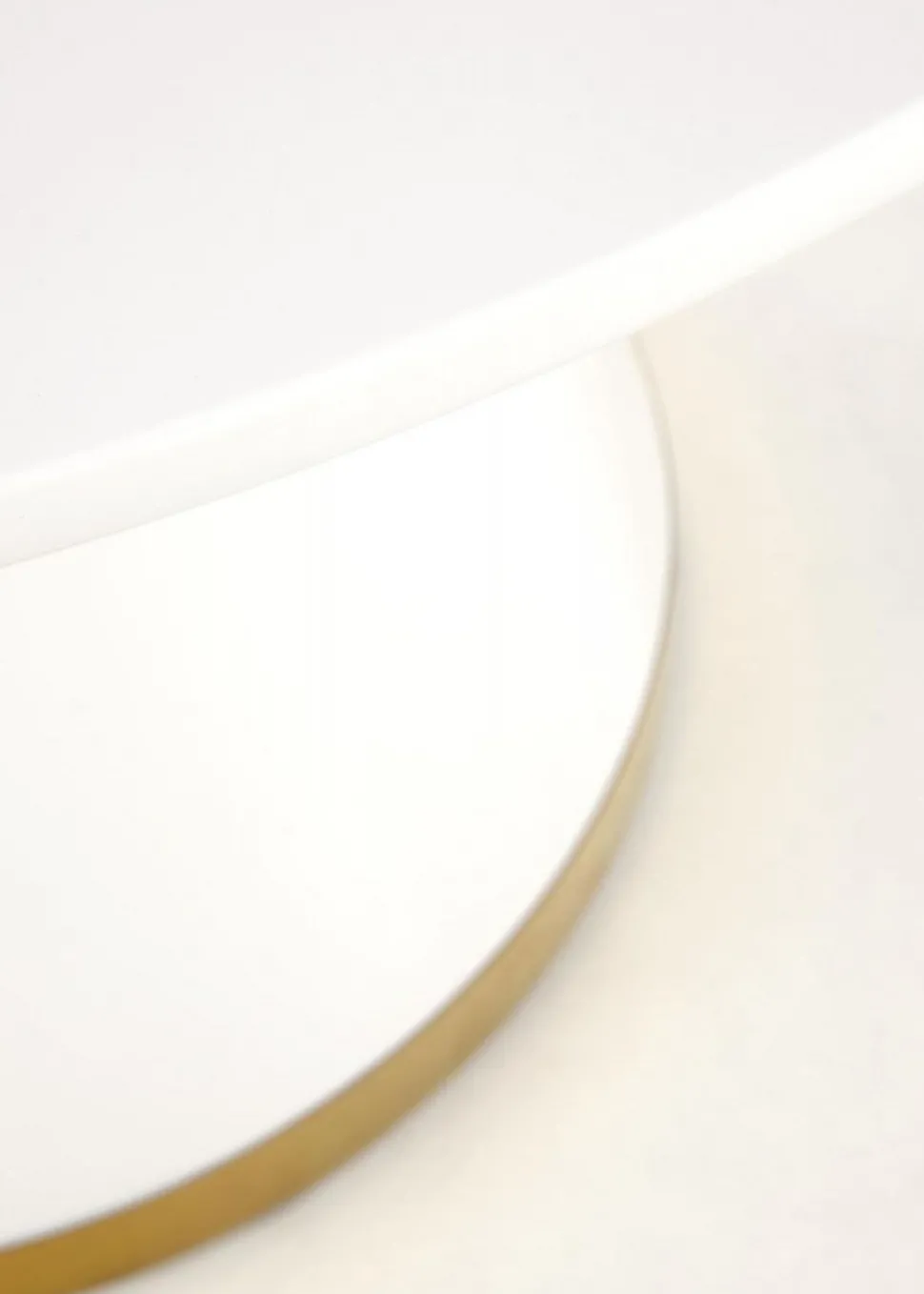 Stół okrągły Vegas White and Gold 120 cm