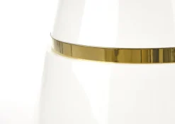 Stół okrągły Vegas White and Gold 120 cm