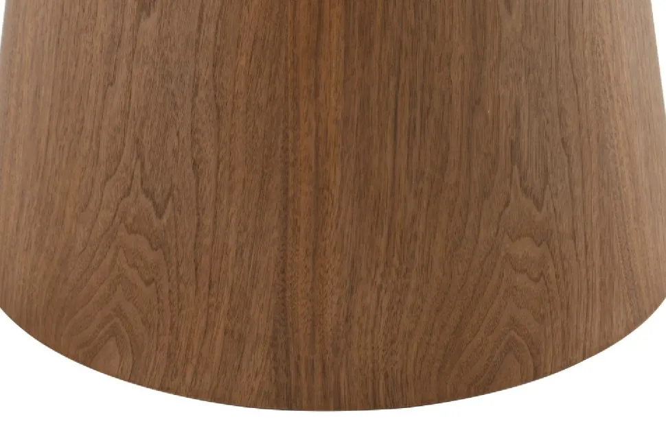 Stół RILEY 120 cm okrągły marmur orzech