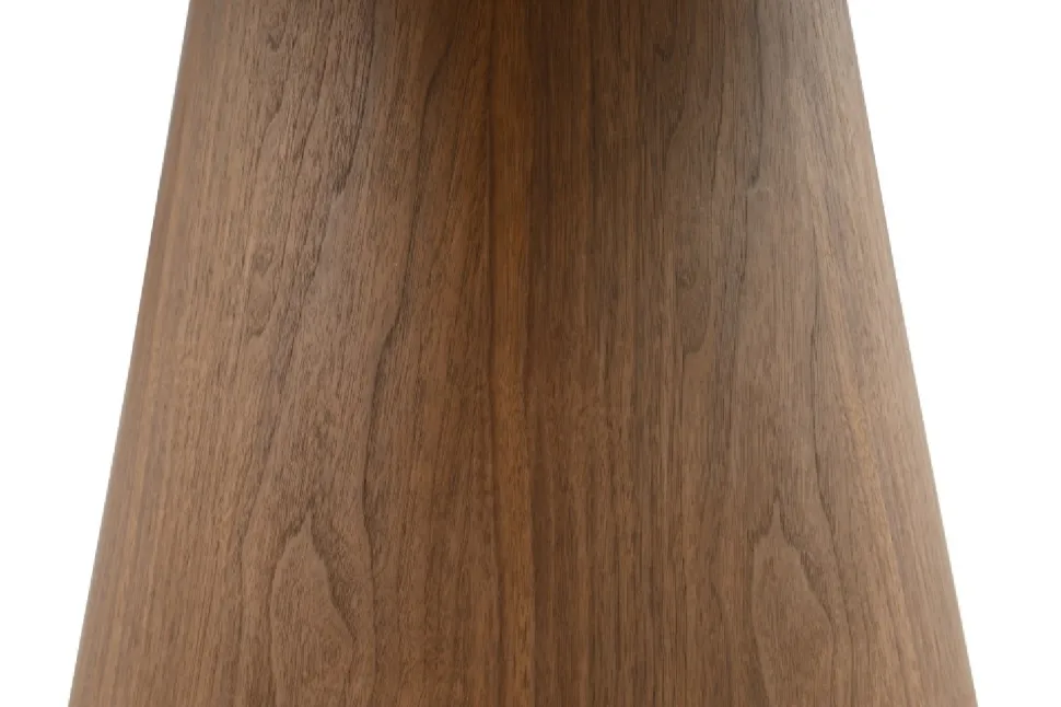 Stół RILEY 120 cm okrągły marmur orzech