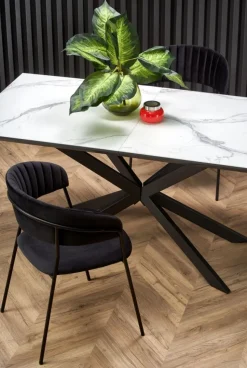 Stół rozkładany Diesel White Marble