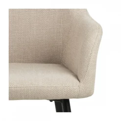 Stół z 4 krzesłami beż Wicklow