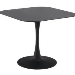 Stół z ceramicznycm blatem 90 cm Malta czarny
