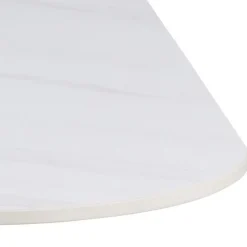 Stół z ceramicznycm blatem 90 cm Malta biały