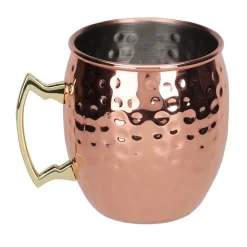 Stalowy kubek w kolorze miedzianym 500ml * Excellent Houseware Best