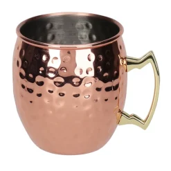 Stalowy kubek w kolorze miedzianym 500ml * Excellent Houseware Best