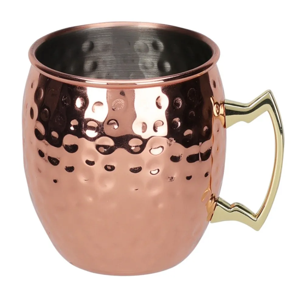 Stalowy kubek w kolorze miedzianym 500ml * Excellent Houseware Best