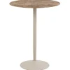 Stół barowy ceramiczny blat 80 cm Malta brąz * Actona Best