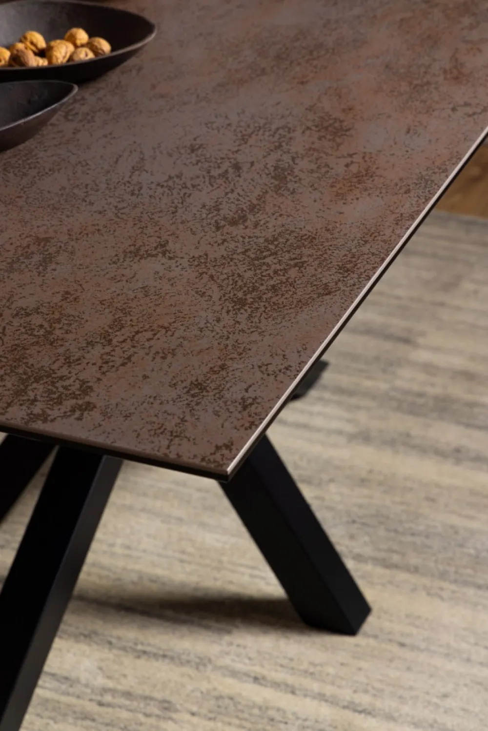 Stół do jadalni Heaven ceramiczny blat odcienie brązu * Actona Discount
