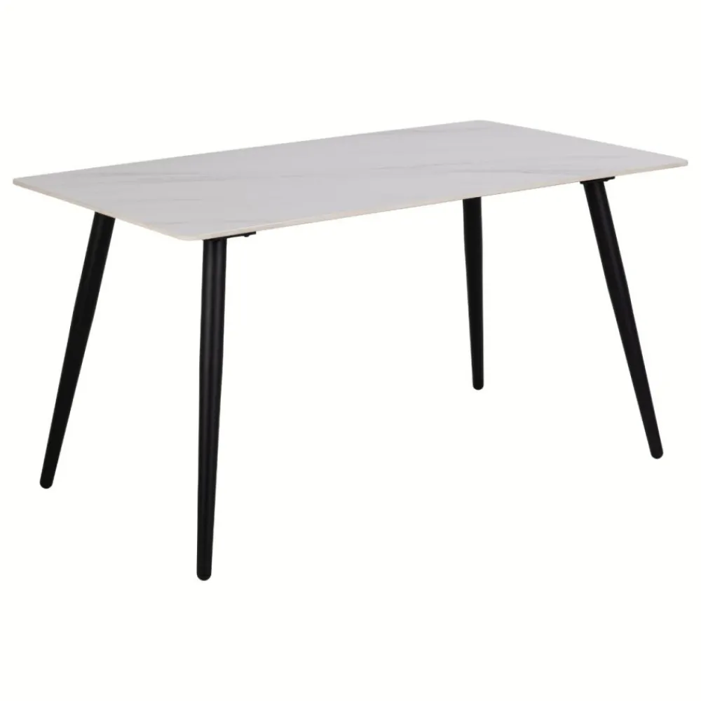 Stół do jadalni Wicklow ceramiczny biały blat * Actona Clearance