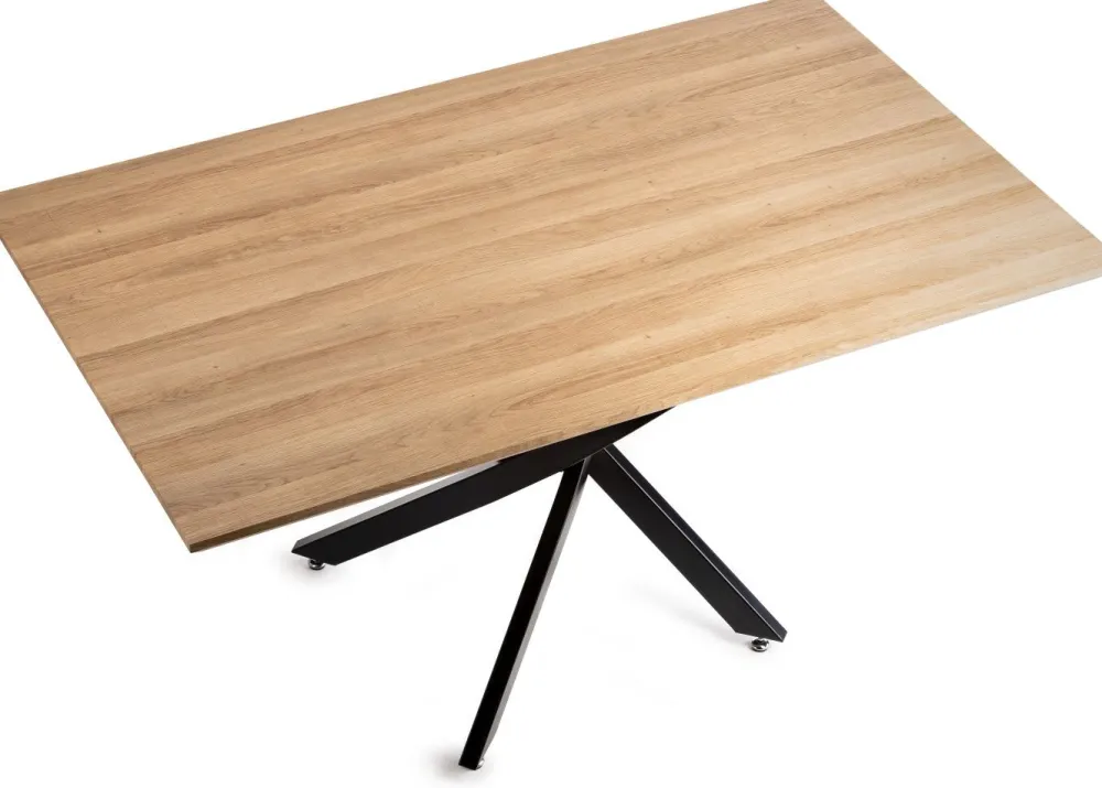 Stół Makari Black Oak 150x90 cm * HowHomely Discount