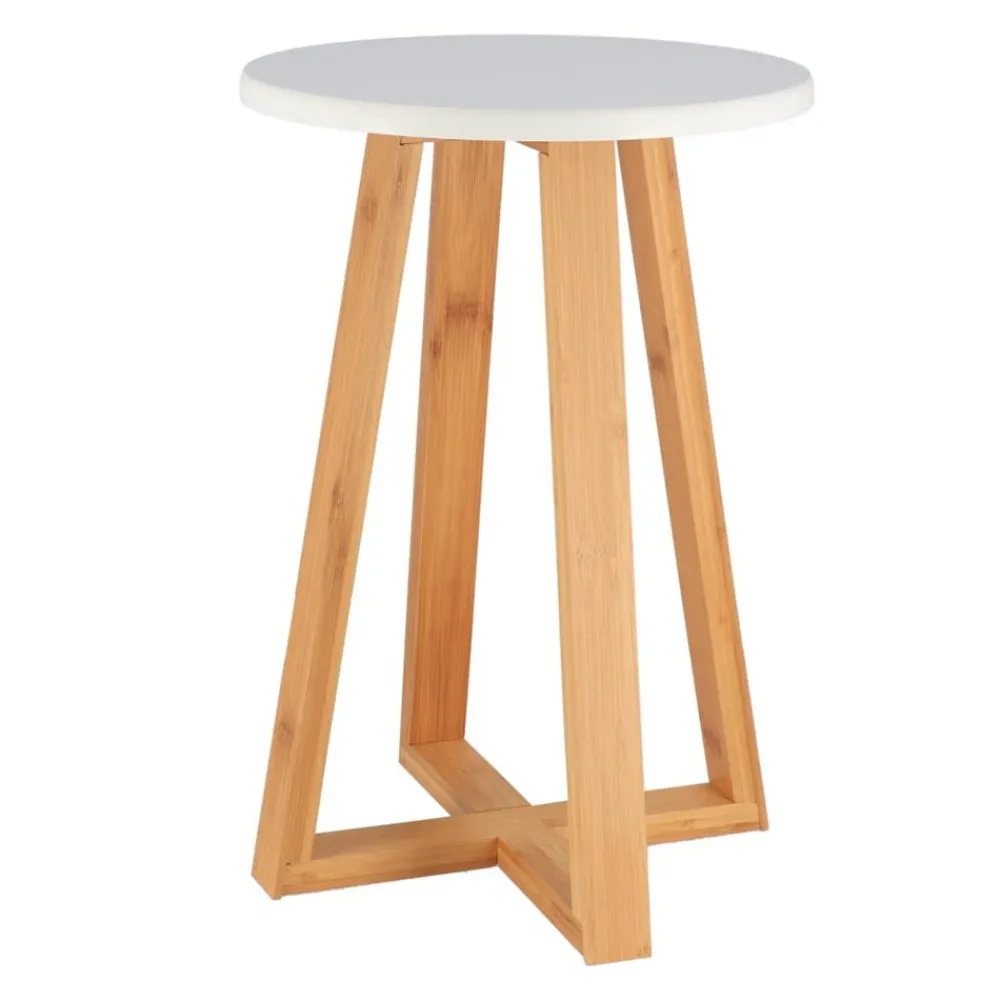 Stołek bambusowy White bamboo * TENDANCE Sale