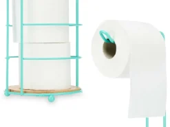 Stojak na papier toaletowy miętowy