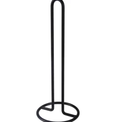 Stojak na ręczniki papierowe czarny 33cm