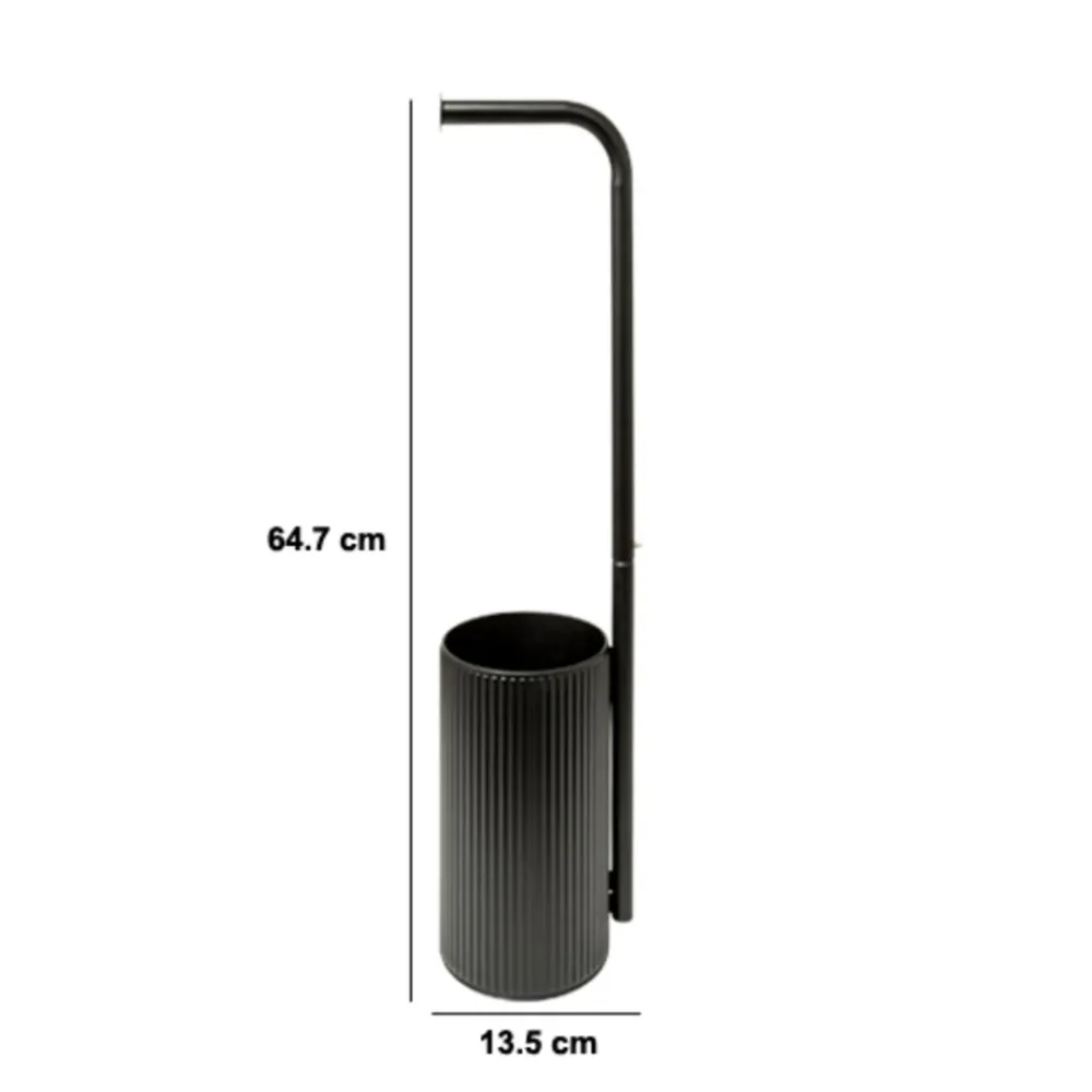 Stojak na papier toaletowy Ardoise Black * 5five Simply Smart Hot