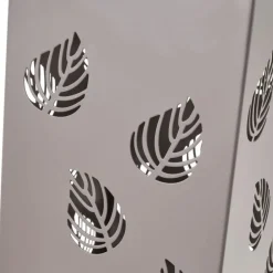 Stojak na parasole Liście metalowy szary 49 cm * HowHomely Discount