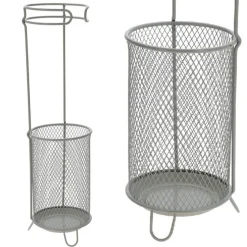 Stojak na parasole metalowy – piaskowy 50 cm * H&S Decoration