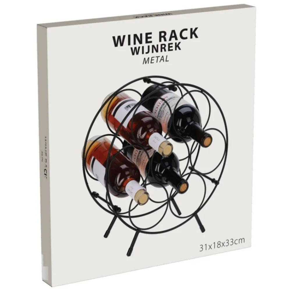 Stojak na wino okrągły h33,5 cm * Excellent Houseware Discount