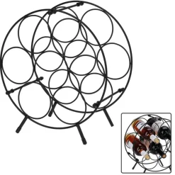 Stojak na wino okrągły h33,5 cm * Excellent Houseware Discount