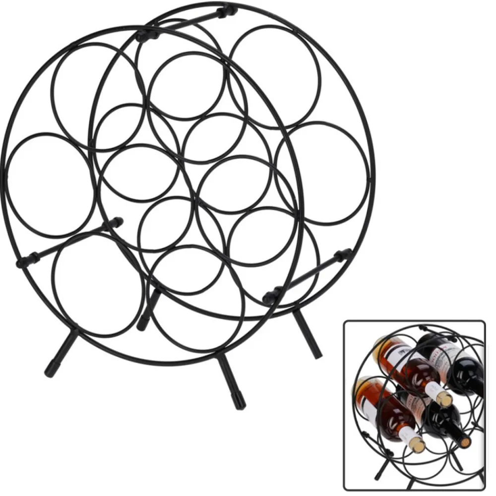 Stojak na wino okrągły h33,5 cm * Excellent Houseware Discount