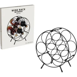 Stojak na wino okrągły h33,5 cm * Excellent Houseware Discount