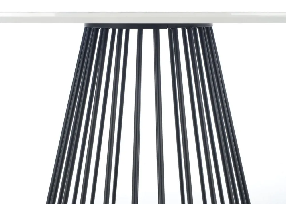 Stół okrągły Brodway White Marble 110 cm * Halmar Clearance