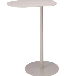 Stolik boczny metalowy piaskowy 35xh53 cm