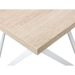 Stolik kawowy Curved 60 cm biały ciemny