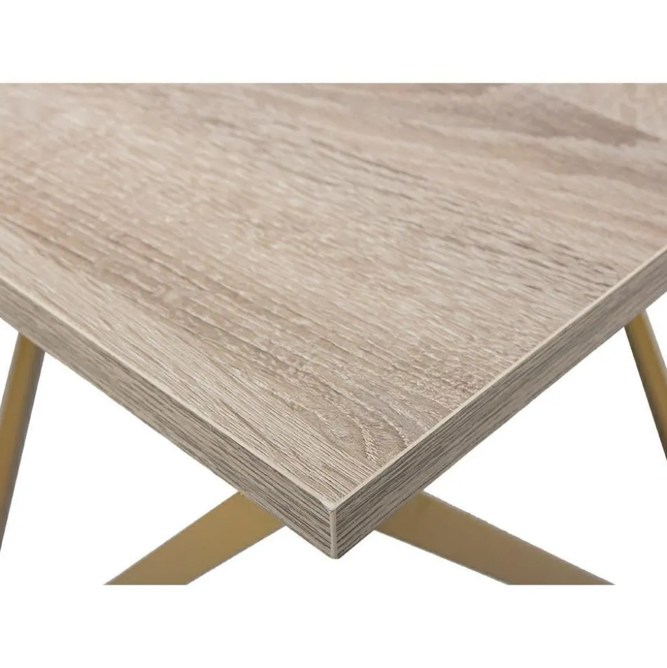 Stolik kawowy Curved 60 cm złoty ciemny