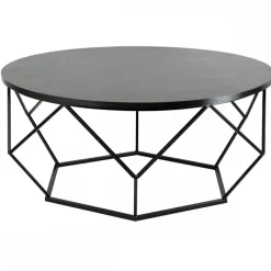 Stolik kawowy Diamond 90 cm czarny LOFT