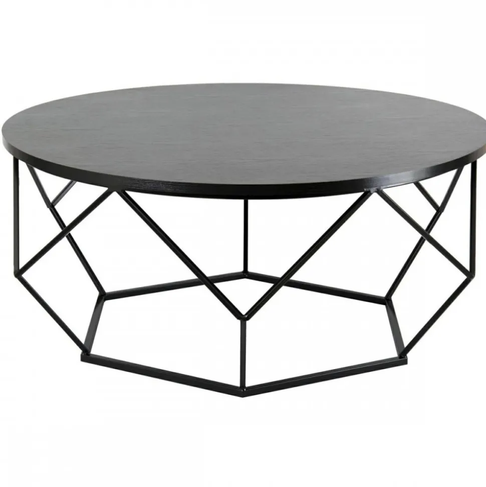 Stolik kawowy Diamond 90 cm czarny LOFT