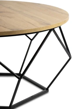 Stolik kawowy Diamond 90 cm Dąb Lancelot LOFT