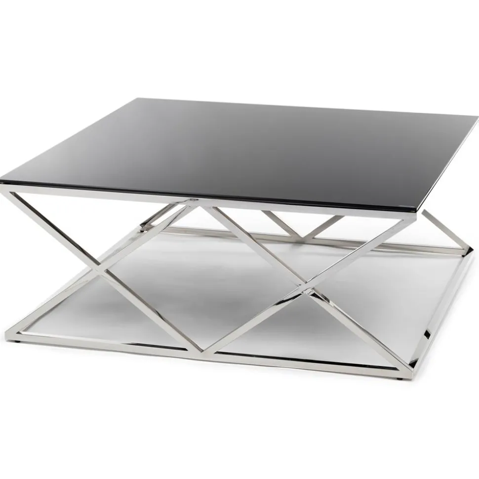 Stolik kawowy Timantti Silver Black 110