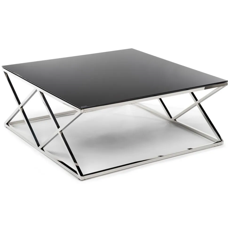 Stolik kawowy Timantti Silver Black 110