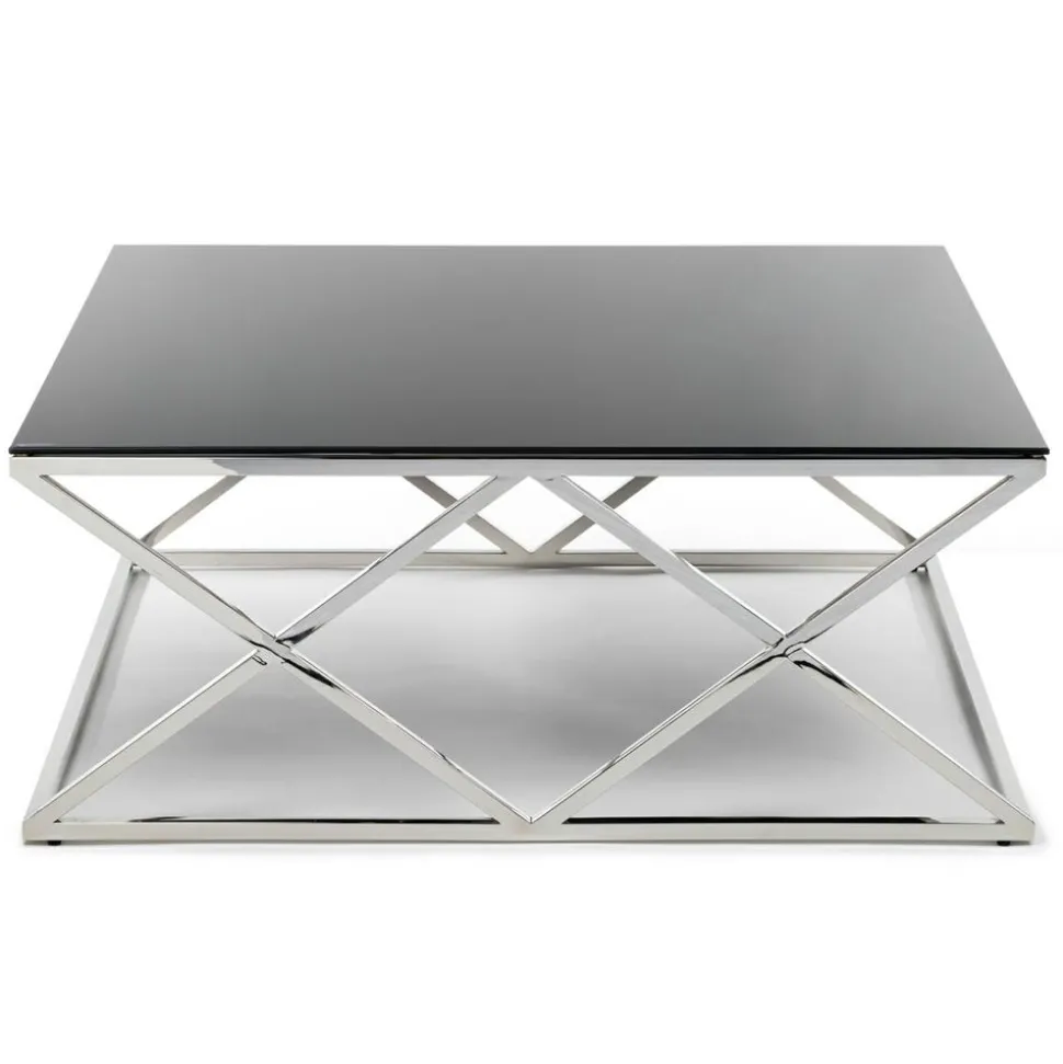 Stolik kawowy Timantti Silver Black 110