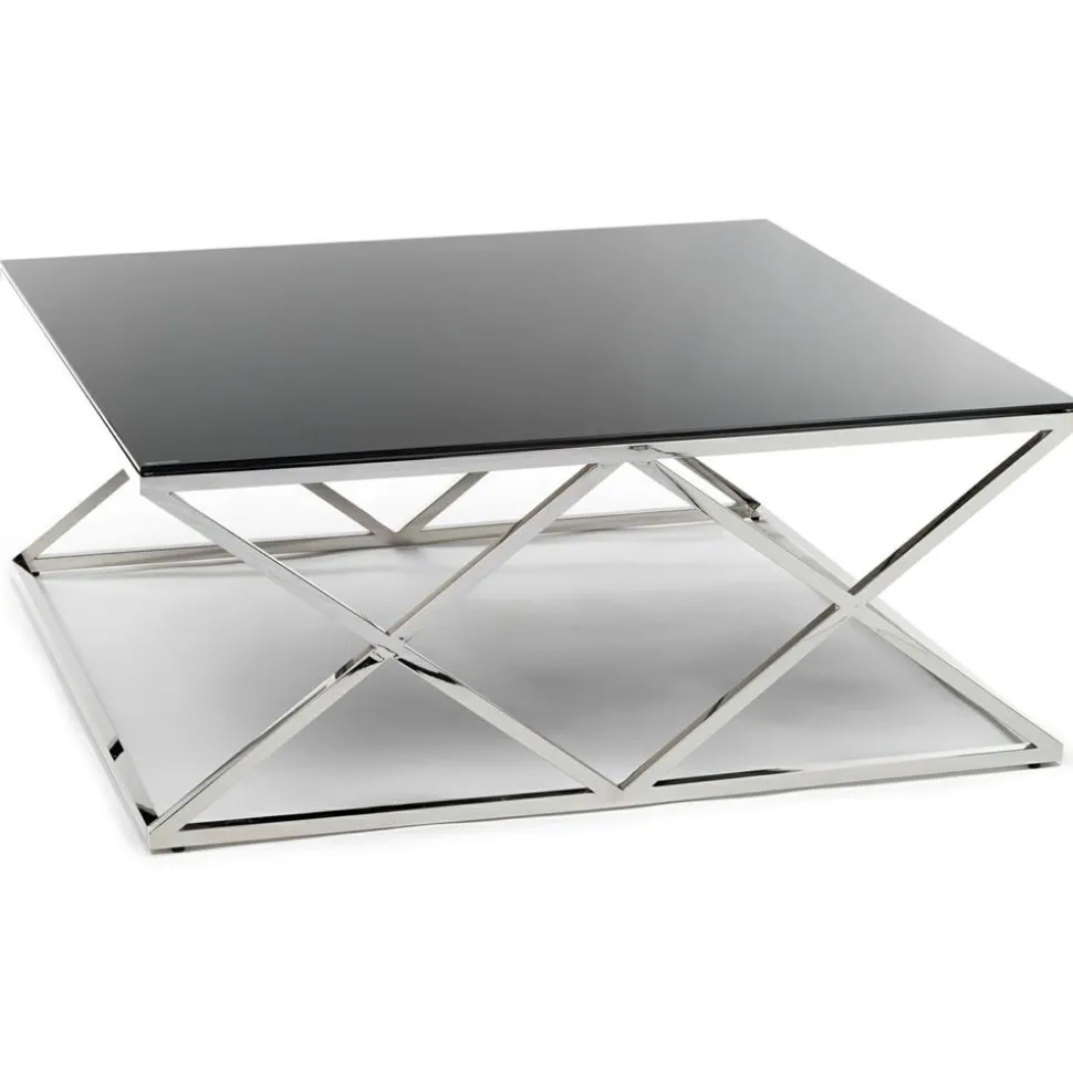 Stolik kawowy Timantti Silver Black 110