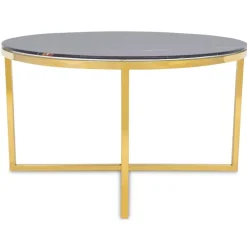 Stolik kawowy Vertigo Gold Black 80 cm